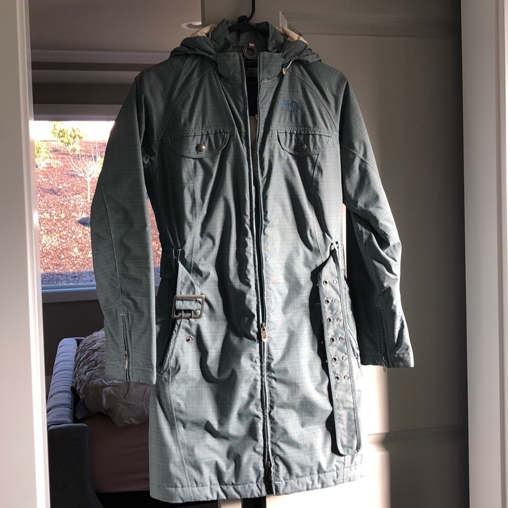 The North face trench coat